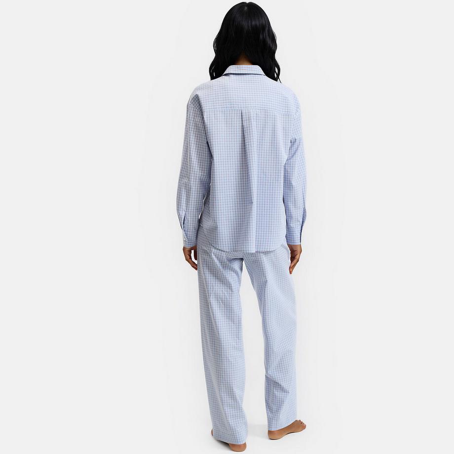 La Redoute Collections Pyjama aus Popeline mit Karomuster  