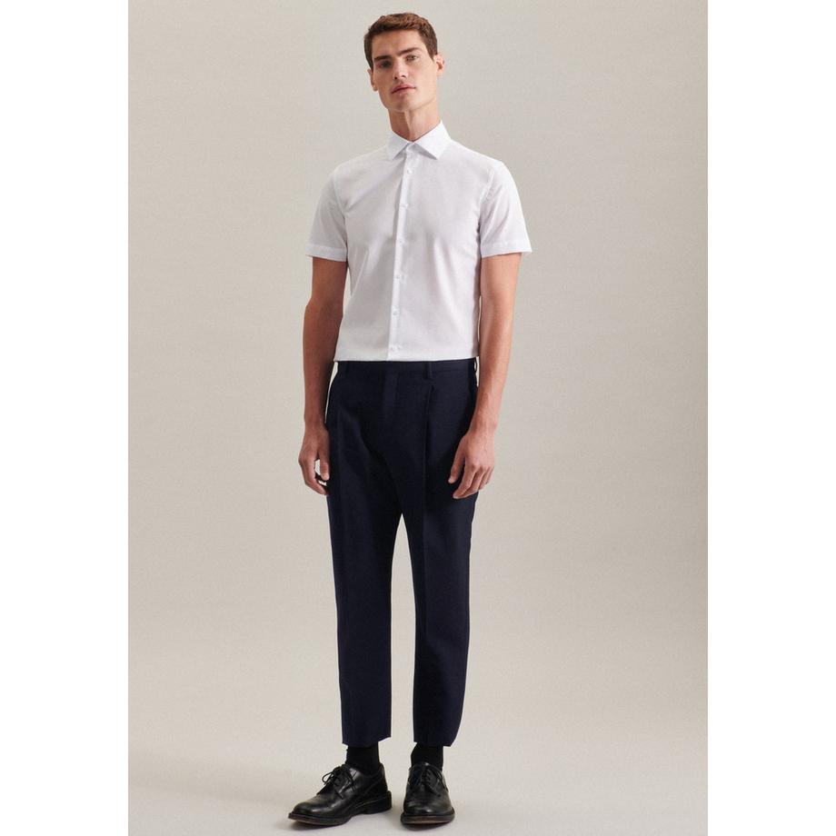 Seidensticker Camicia Business Slim Fit Manica Corta Tinta Unita  