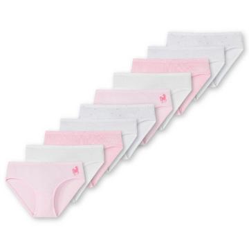 10er Pack 95/5 Kids Girls Organic Cotton - Slips