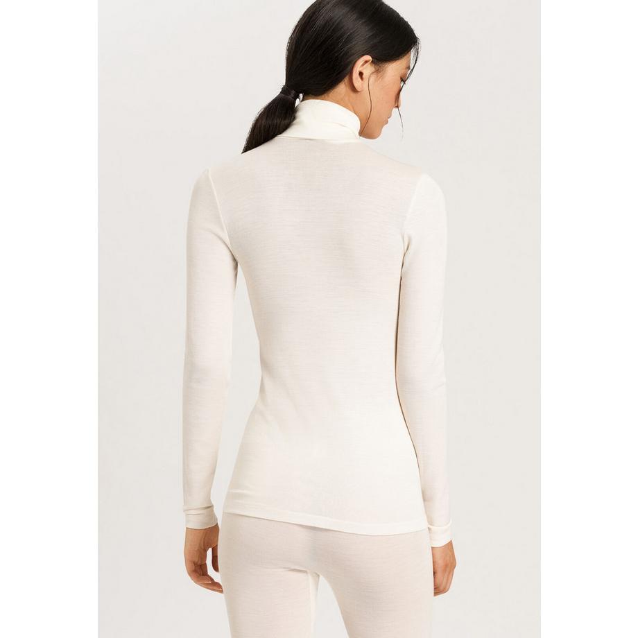 HANRO Woll Seide Rollkragenshirt  