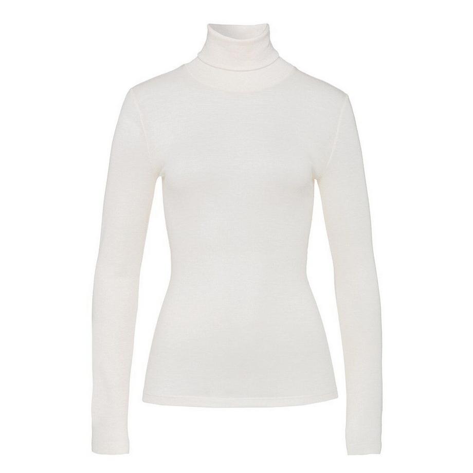 Woolen Silk Rollkragenshirt