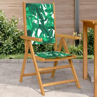 VidaXL Chaise de jardin bois d'acacia  