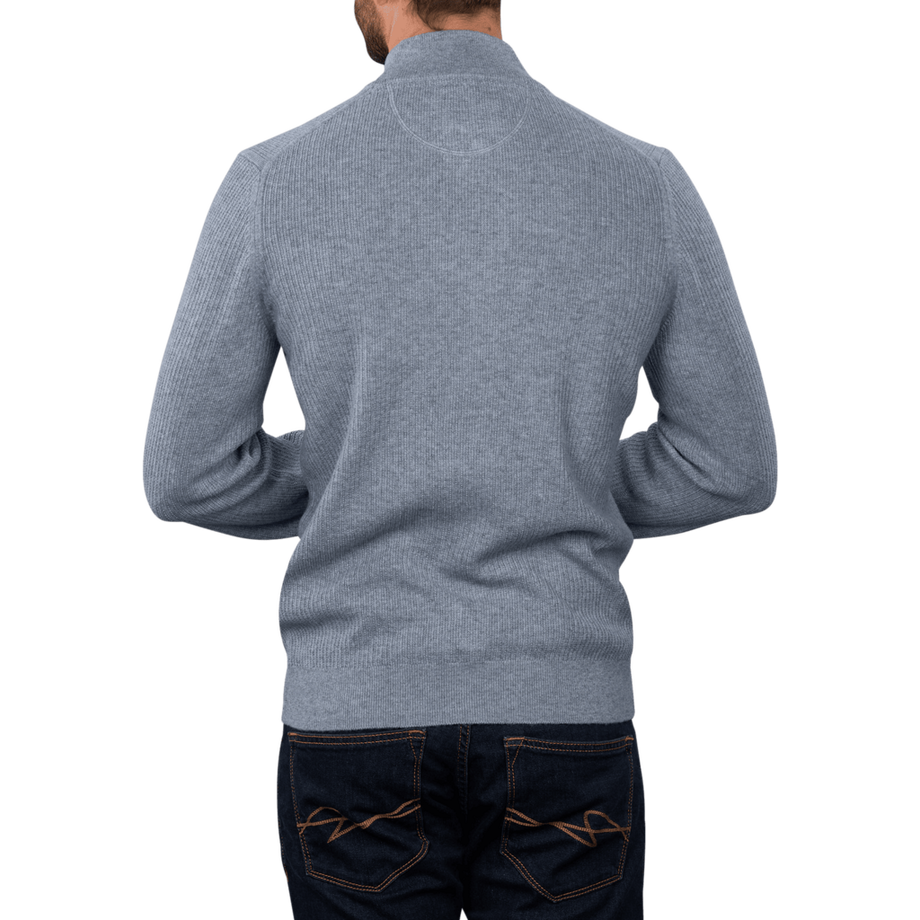 BRAX Steffen Cashmere Halbreissverschluss Pullover  