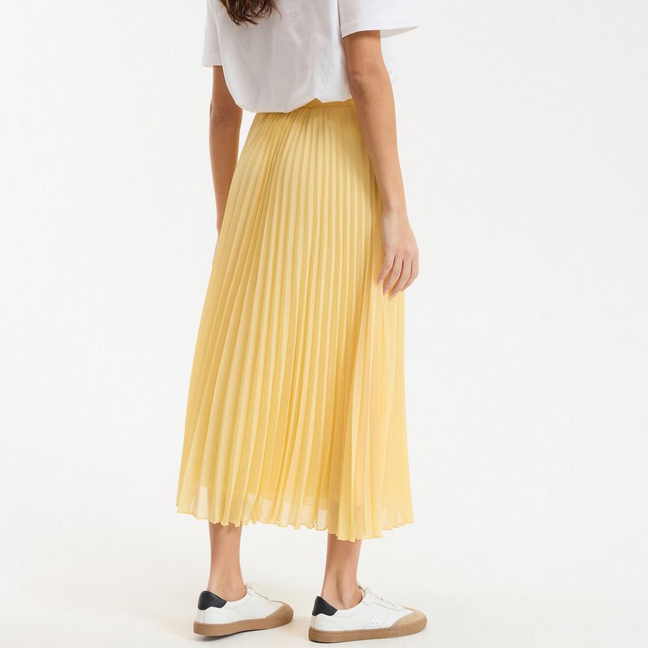 La Redoute Collections Jupe évasée plissée  