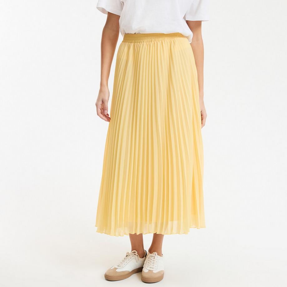Jupe évasée plissée