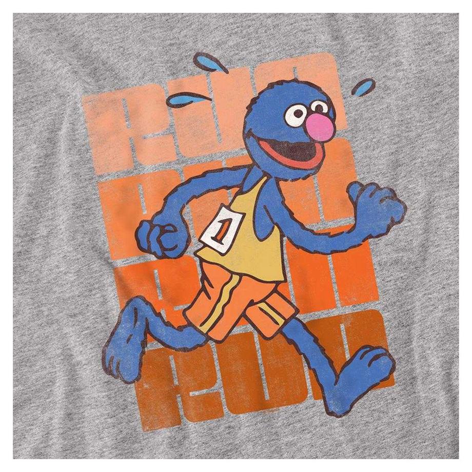 Sesame Street Maglietta Manica Lunga Run Run  