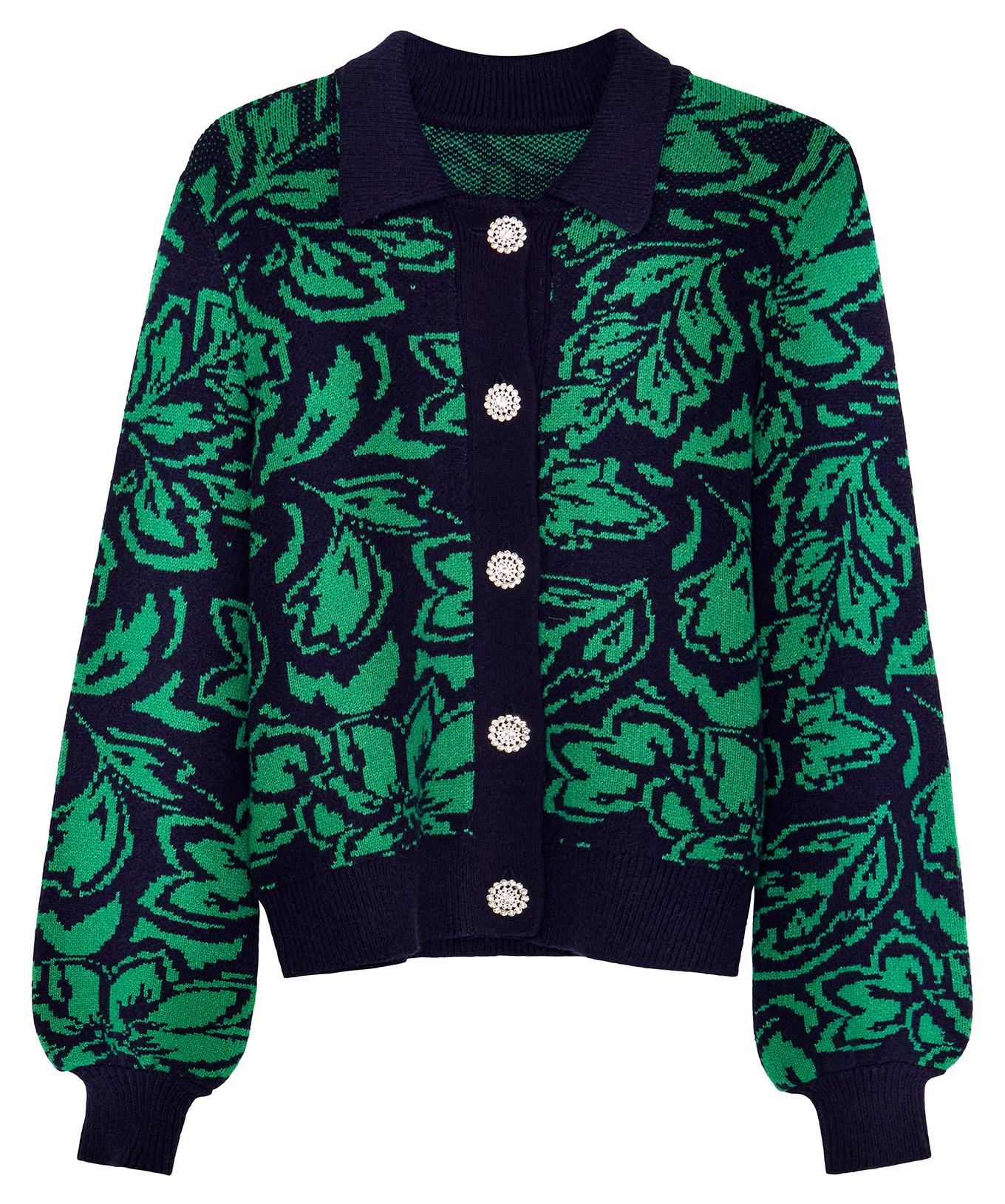 Joe Browns  Florale Strickjacke mit Kragen 