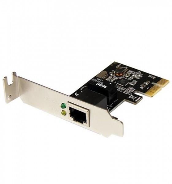 STARTECH  Scheda adattatore server di rete Gigabit NIC Gigabit PCIe PCI Express 1 porta - Basso profilo 