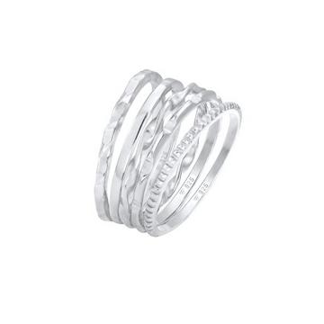 Bague Set De 5 Minimale Filigrane