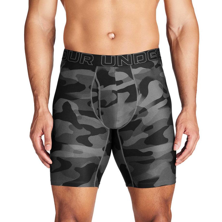 UNDER ARMOUR Performance Tech Print 9 Zoll Boxershorts 3er Pack  