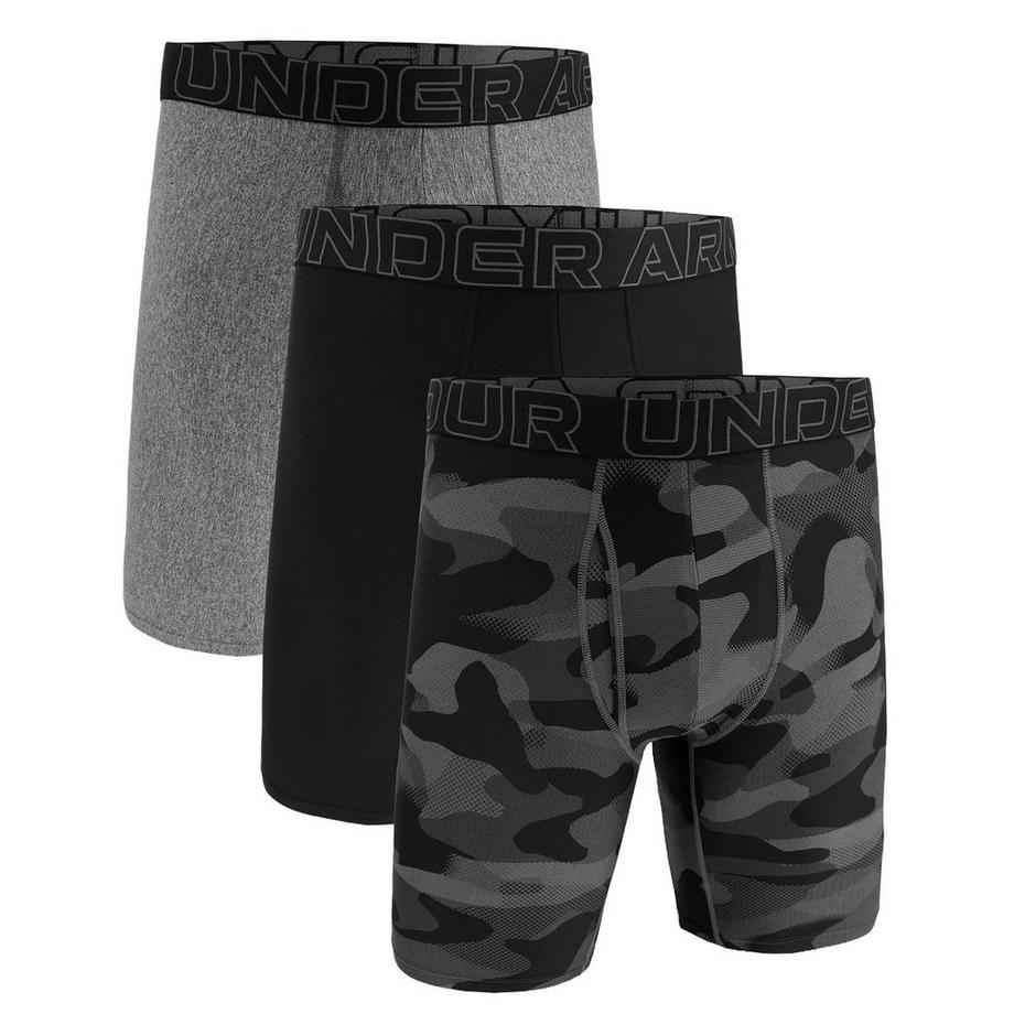 Boxershort  3er Pack Figurbetont-UA PERFORMANCE TECH - PRINT 9 IN 3PK