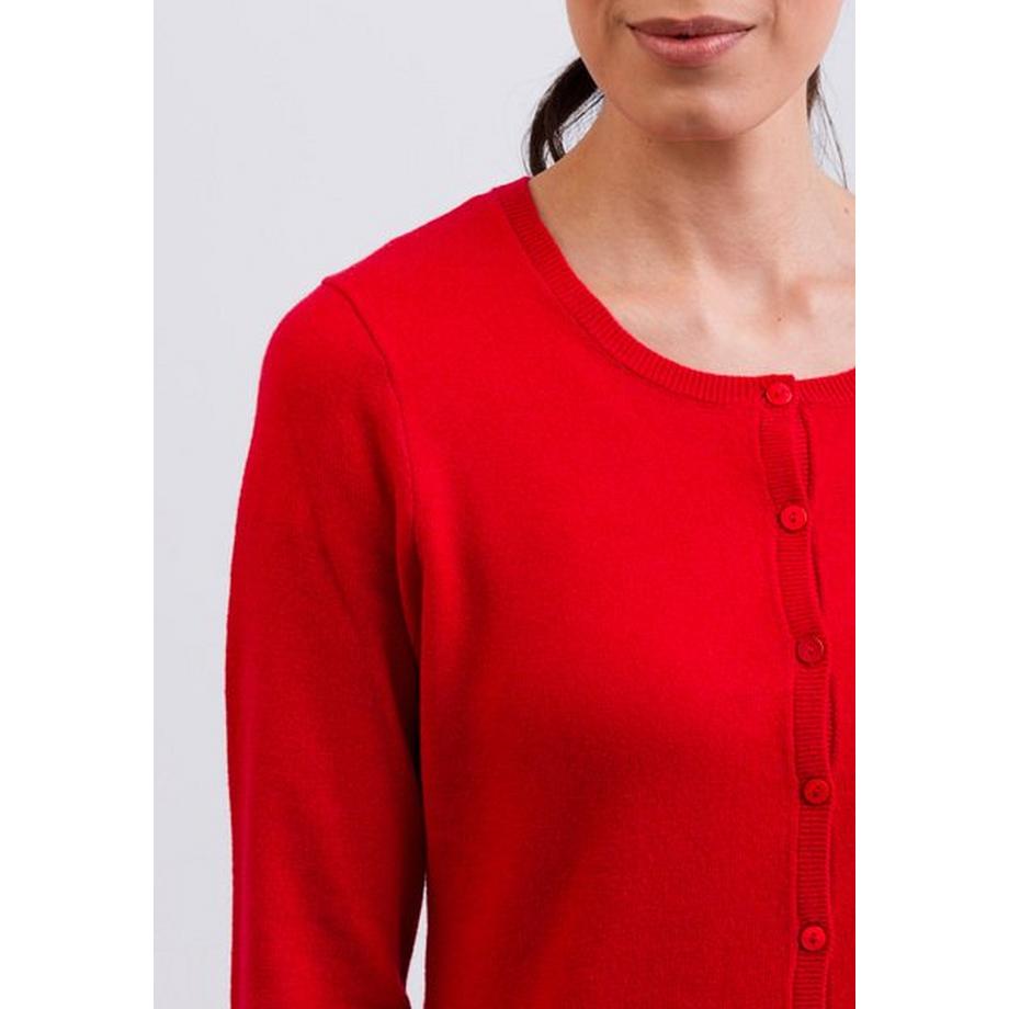 CASH-MERE.CH Kaschmir Rundhals Cardigan  