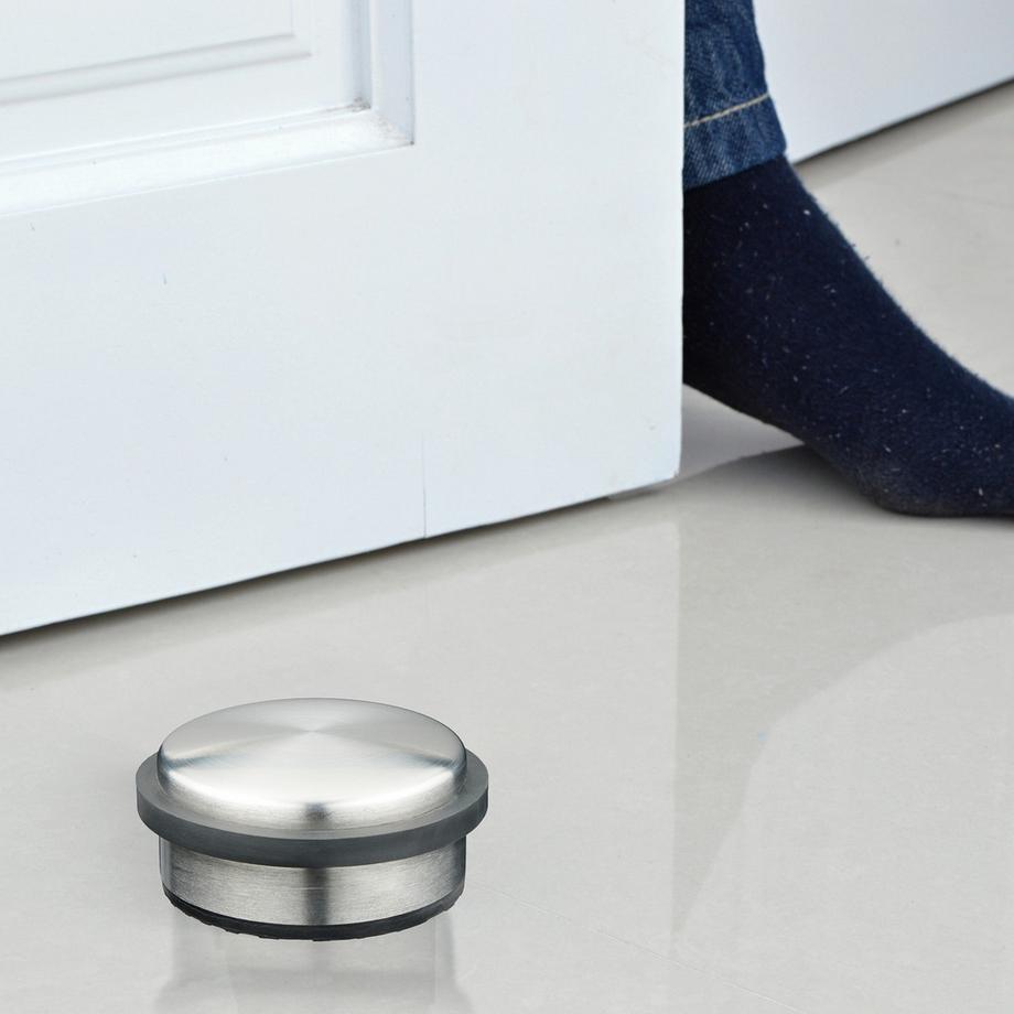 B2X  Türstopper aus Edelstahl, 2er-Set 