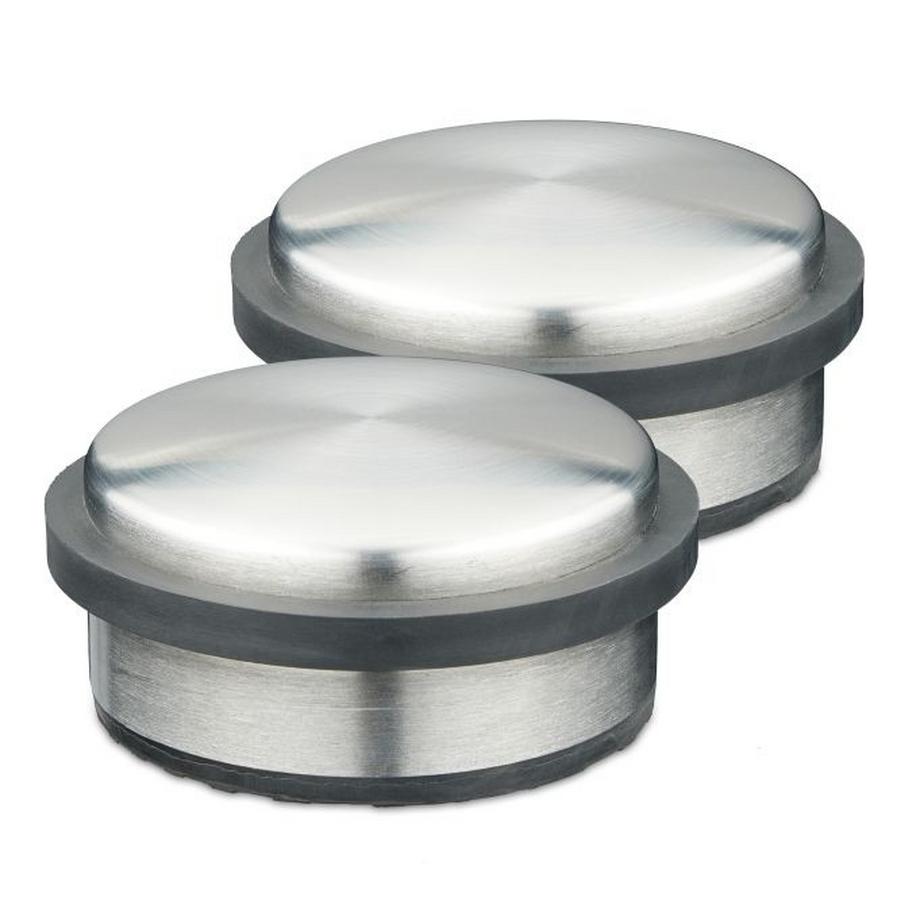 B2X  Türstopper aus Edelstahl, 2er-Set 