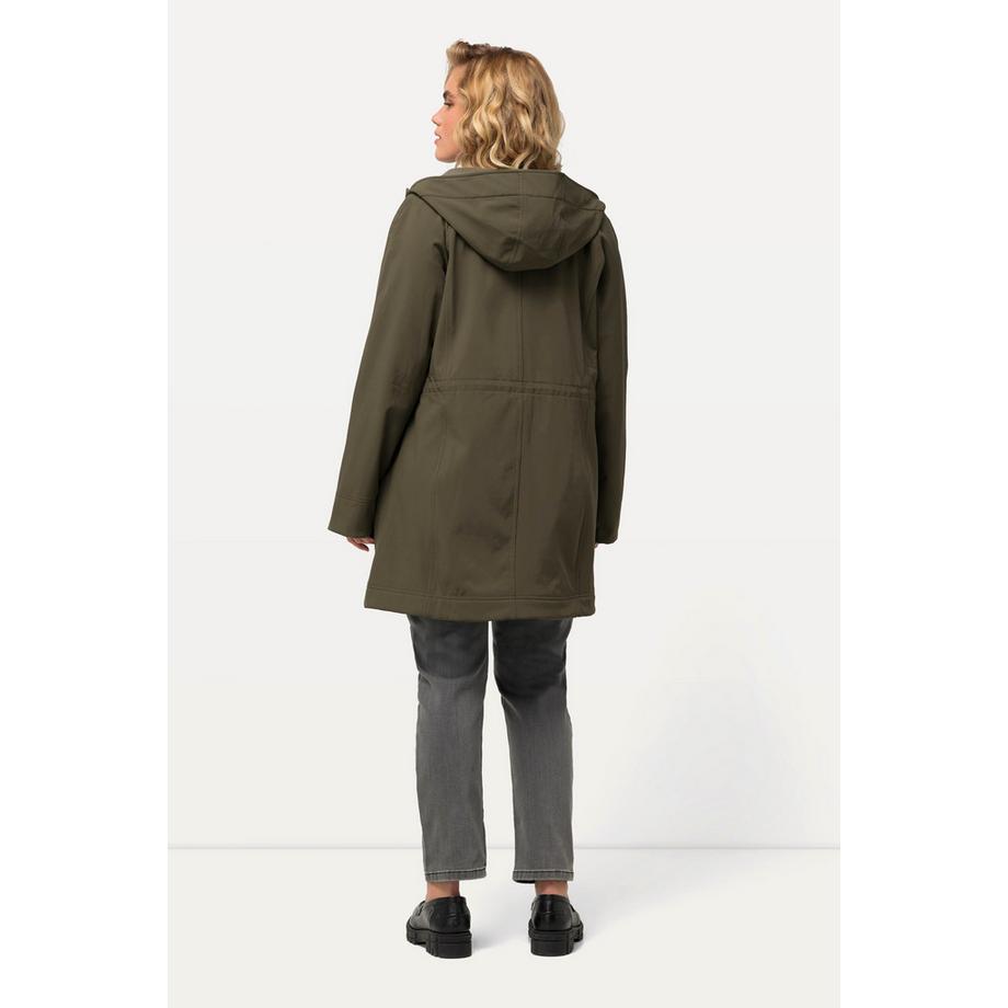 Ulla Popken HYPRAR Veste Softshell Déperlante avec Doublure Polaire  