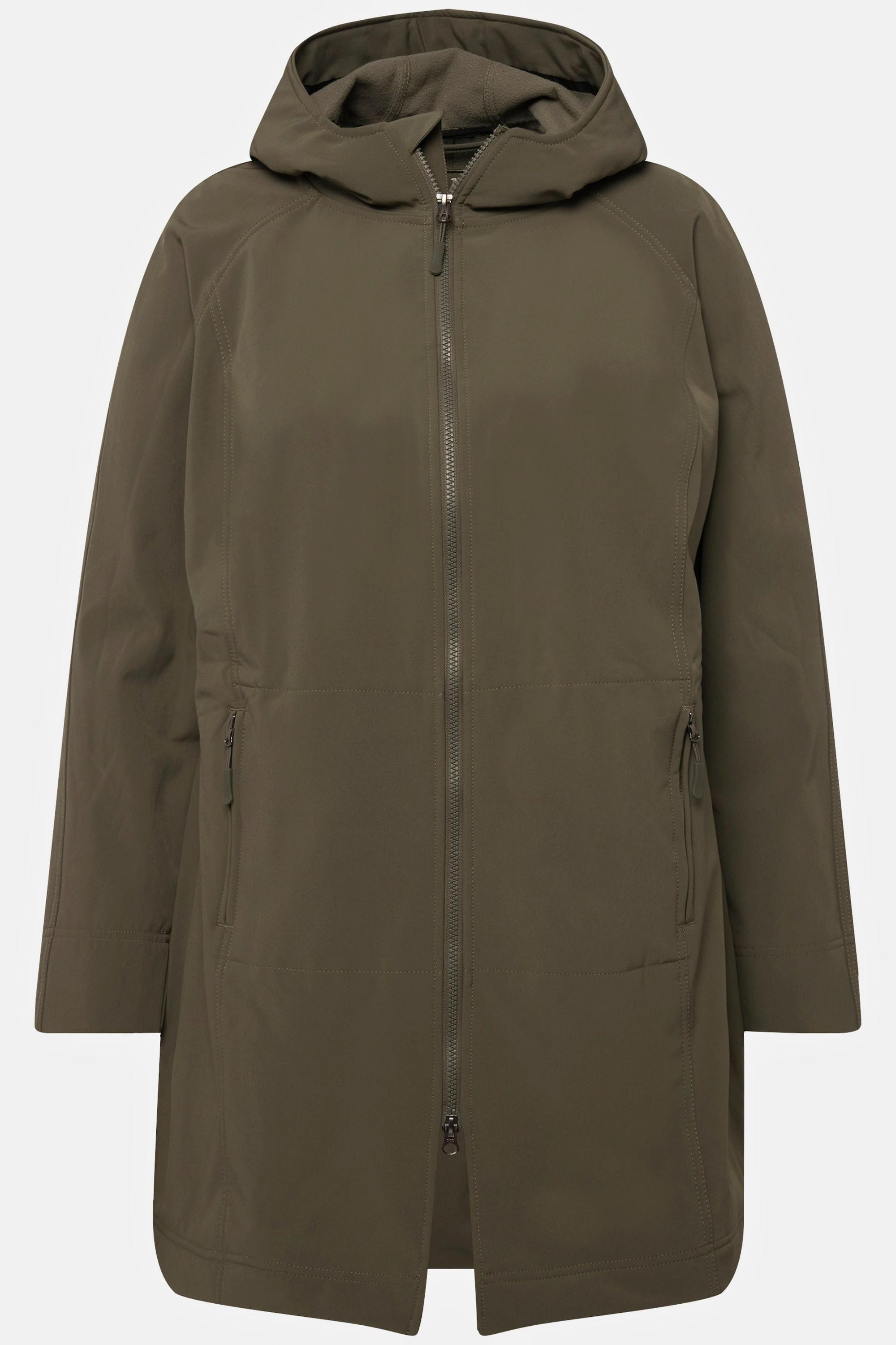 Ulla Popken  HYPRAR Softshelljacke, wasserabweisend, Fleecefutter 