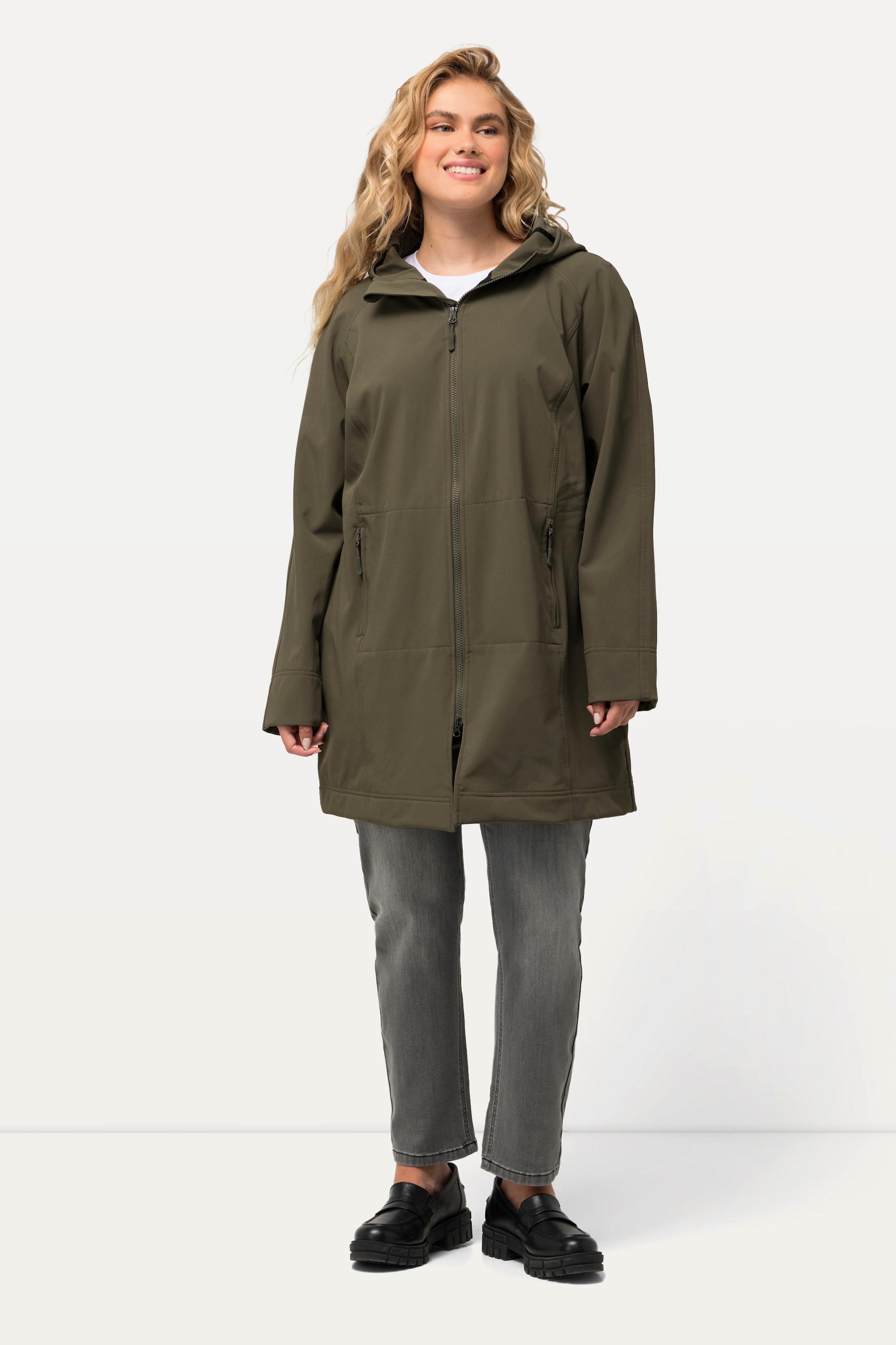 Ulla Popken  HYPRAR Softshelljacke, wasserabweisend, Fleecefutter 