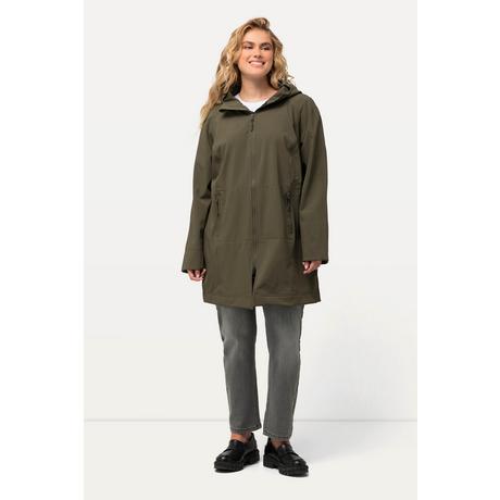 Ulla Popken HYPRAR Giacca Softshell Idrorepellente con Fodera in Pile  