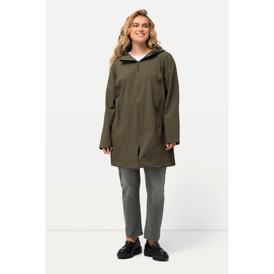 Ulla Popken HYPRAR Veste Softshell Déperlante avec Doublure Polaire  