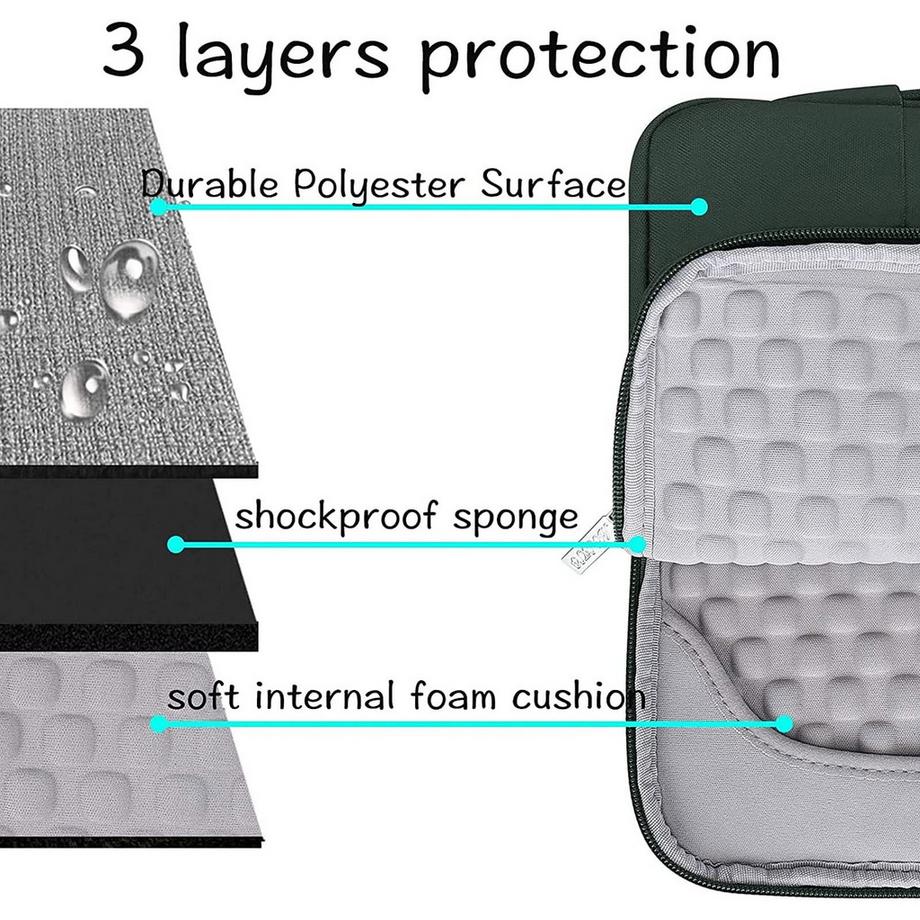 Only-bags.store Housse pour ordinateur portable avec poignée  