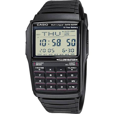 CASIO  Digital-Armbanduhr mit Taschenrechnerfunktion 