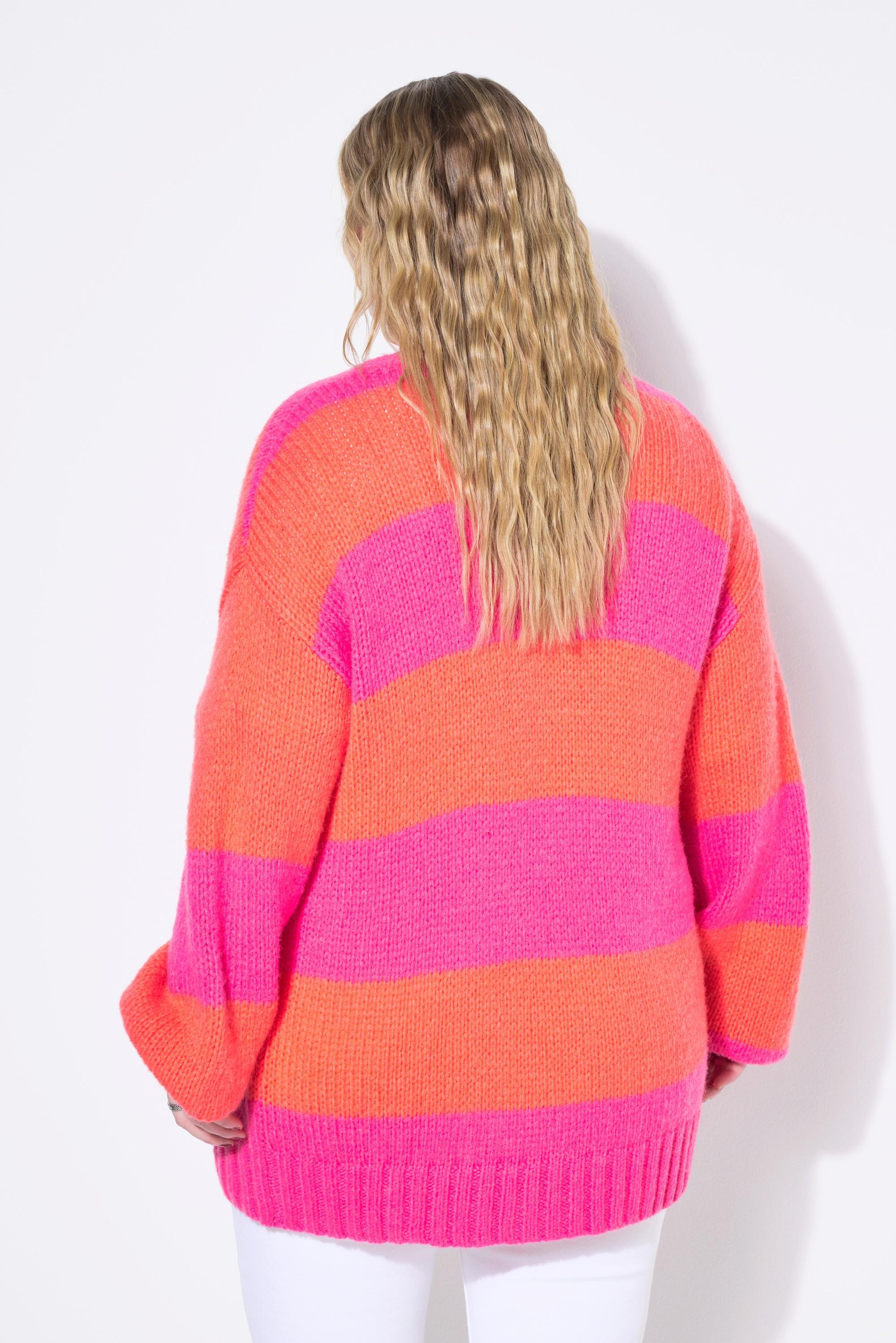 Studio Untold Cardigan Oversize Rayures Cordon à Nouer  