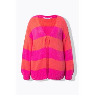 Studio Untold Cardigan Oversize Rayures Cordon à Nouer  