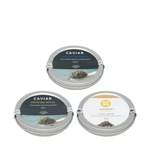 Pack Caviar Everyday 30g + Caviar Oscietre Royal 30g + Caviar Beluga Imperial 30g