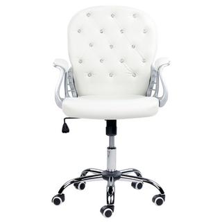 Beliani Chaise de bureau en Cuir PU Glamour PRINCESS  