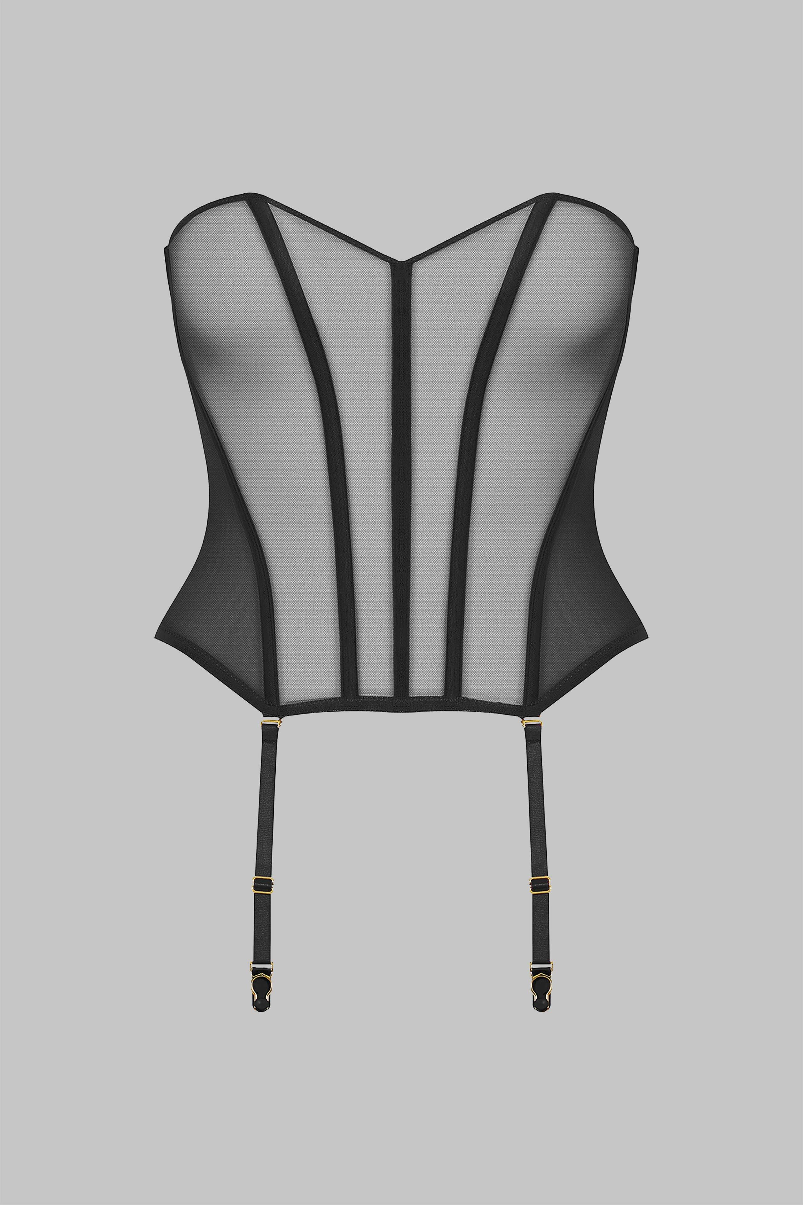 MAISON CLOSE  Corset porte-jarretelles - L'Amoureuse 