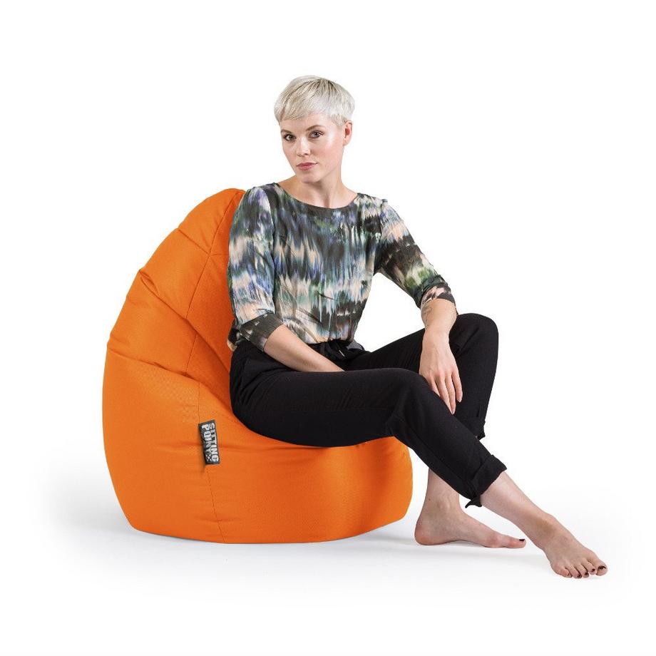 Sitting Point Sitzsack BeanBag Brava XL, orange  