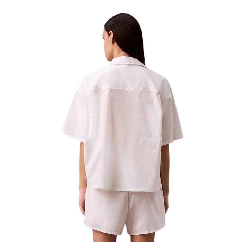 Calvin Klein Chemise Coupe Décontractée Manches Courtes Larges  