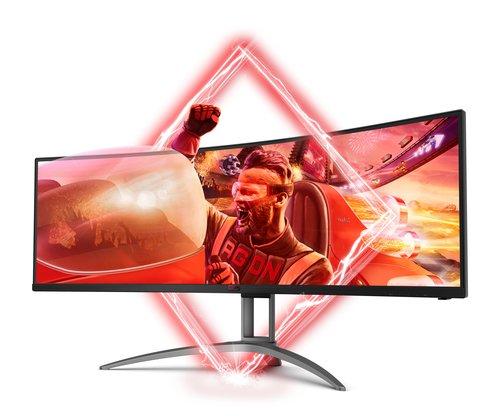 AOC  AG493QCX LED display 124 cm (48.8") 3840 x 1080 Pixel Schwarz 