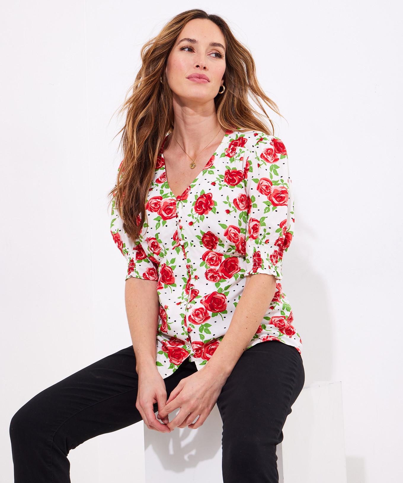 Joe Browns  Rose Pintuck Bluse 