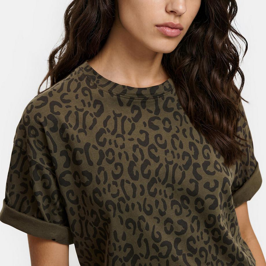 La Redoute Collections T-Shirt mit Leopardenprint  