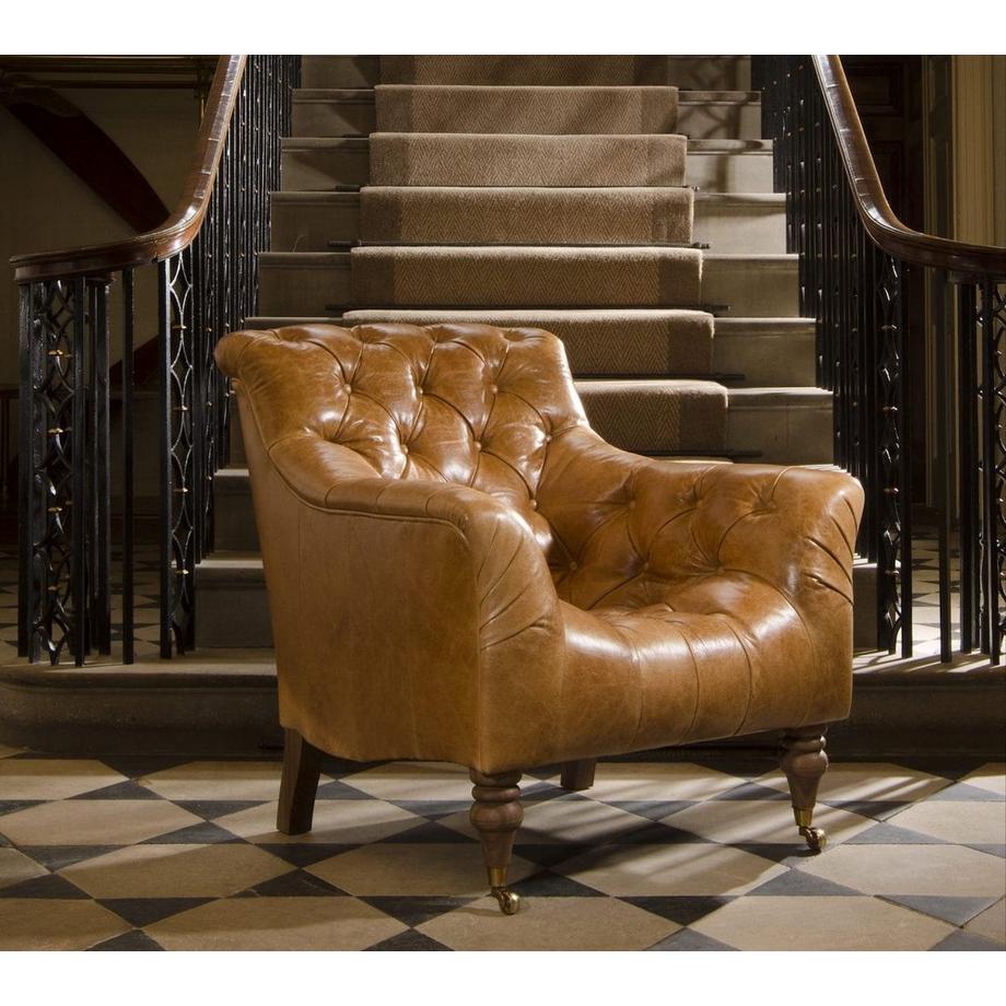 mutoni Chesterfield Sessel Yale Galveston Tan  