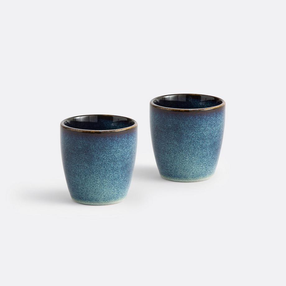 Lot de 2 tasses en grès