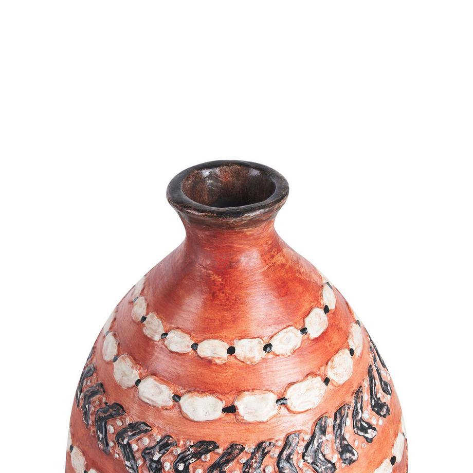 Beliani Vase décoratif en Terre cuite Boho KUMU  