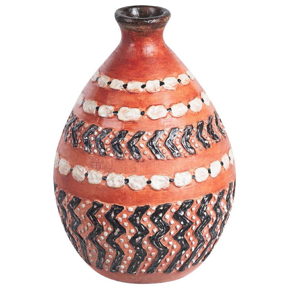 Beliani Vase décoratif en Terre cuite Boho KUMU  