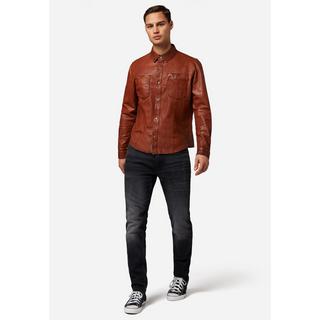 RICANO  Chemise en cuir pour homme - Chemise réversible 