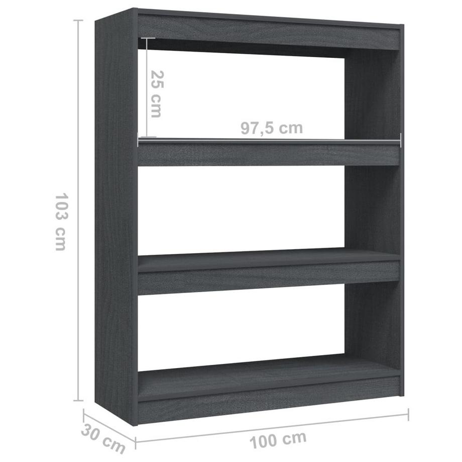 VidaXL Bücherschrank kiefernholz  