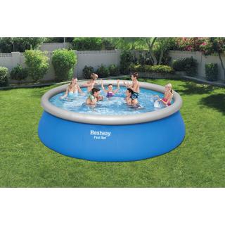 Bestway  Fast Set Pool rund mit Filterpumpe & Sicherheitsleiter 