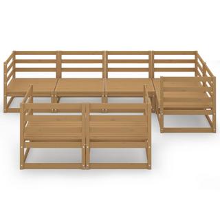 VidaXL Ensemble de meubles de jardin bois de pin  