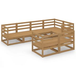 VidaXL Ensemble de meubles de jardin bois de pin  