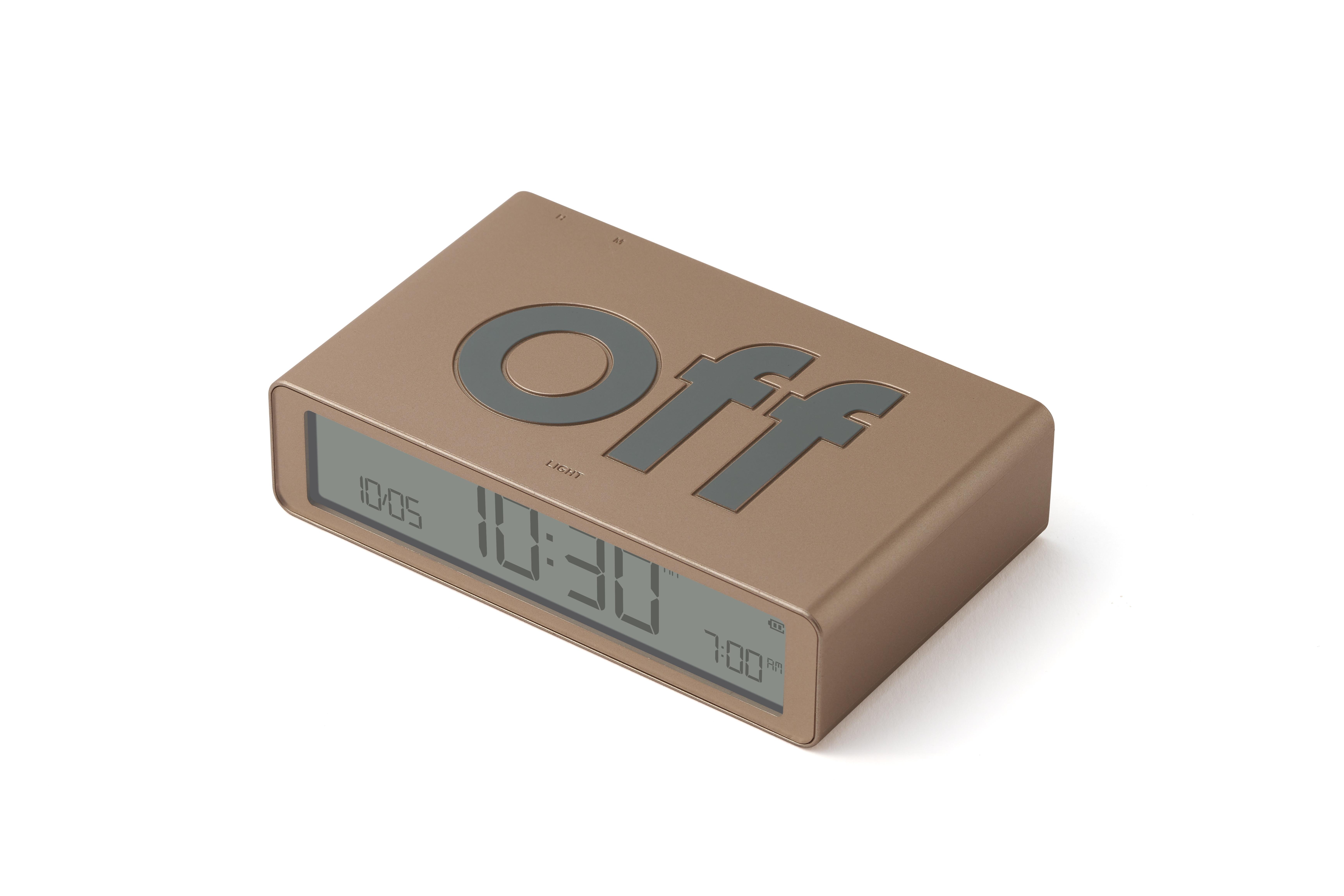 LEXON Lexon Flip Classic Funk Wecker Gold  