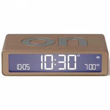 Lexon Flip Classic Funk Wecker Gold