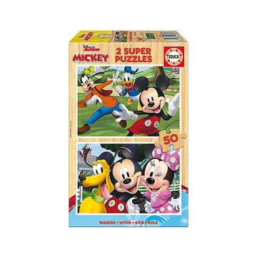 Puzzle Mickey Mouse und Freunde (2x50)