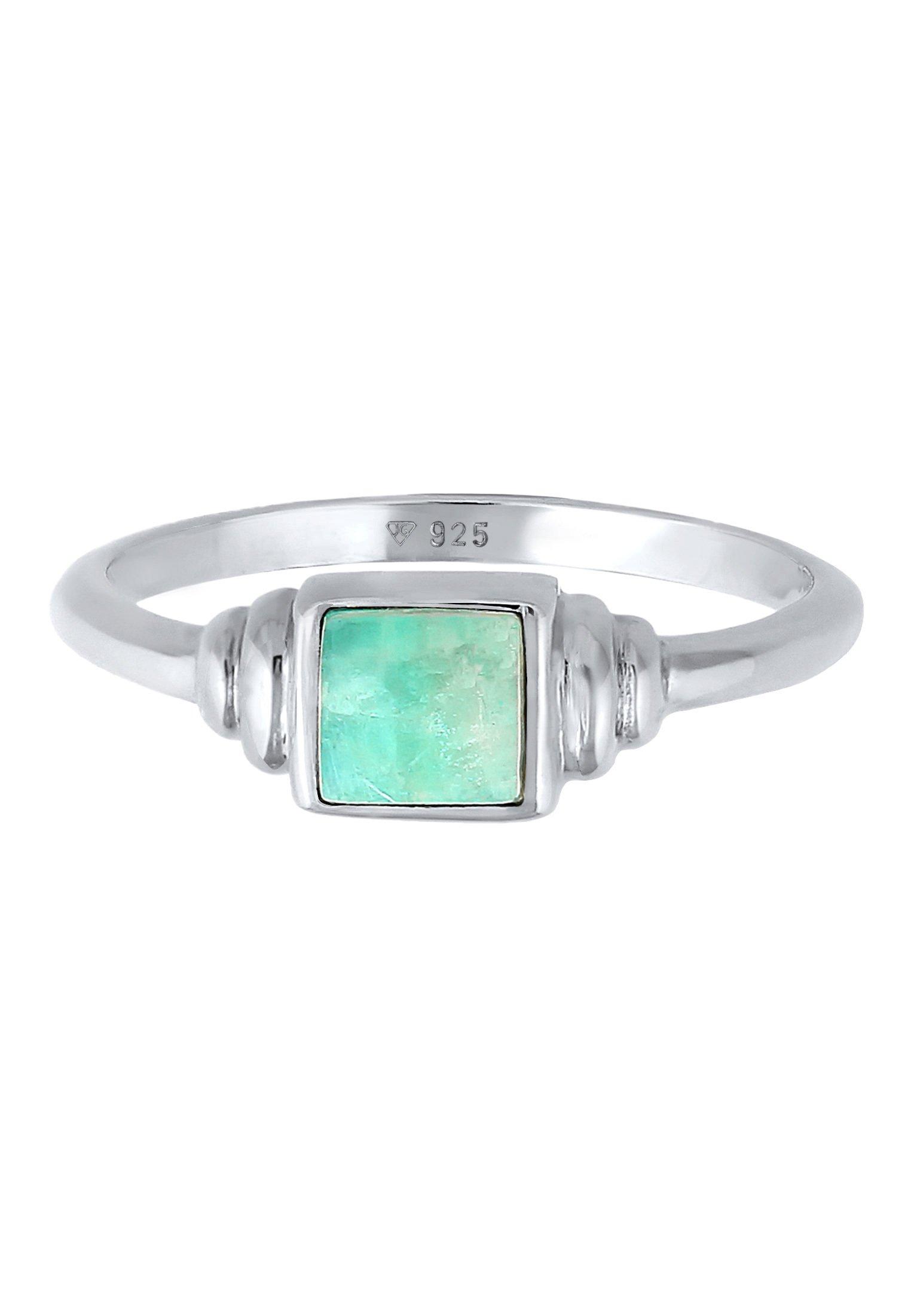 Elli  Bague Solitaire Vintage Avec Amazonite 