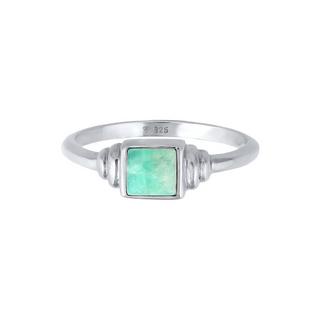 Elli  Bague Solitaire Vintage Avec Amazonite 