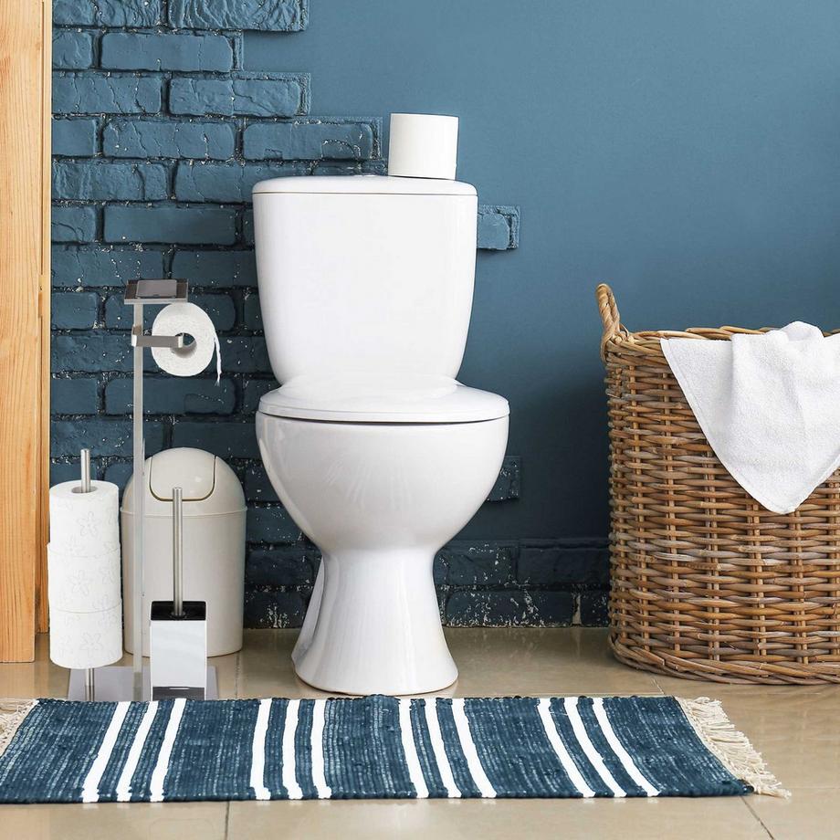 Northix  Ensemble de toilette en acier inoxydable avec plateau 